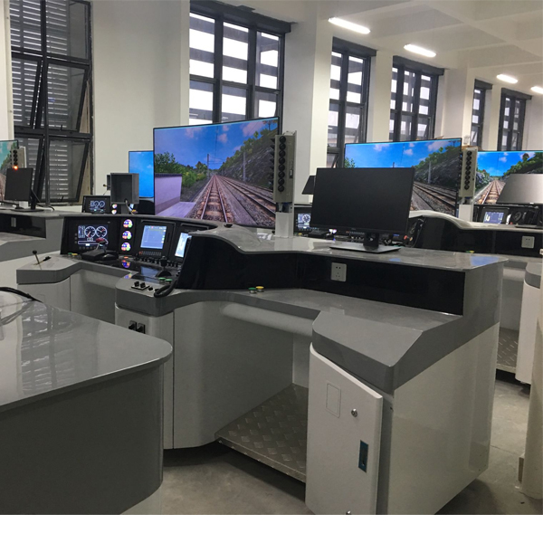 Plataforma de formación de conducción de simulación de tránsito ferroviario urba