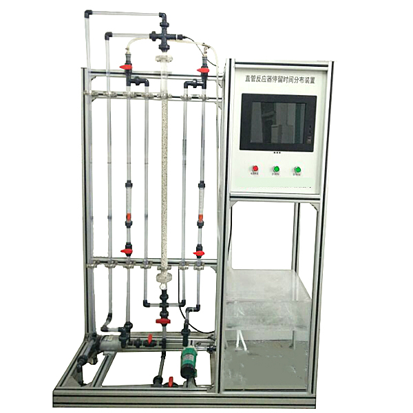 Dispositivo experimental de medición de características de flujo de reactor tubu