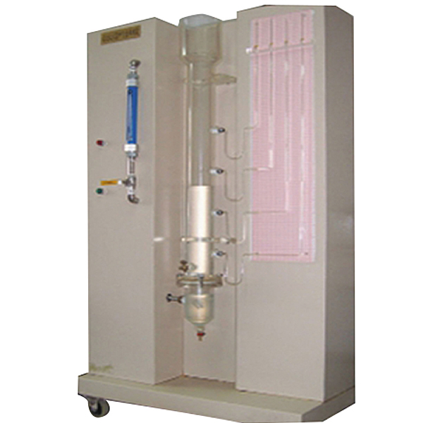 Dispositivo de entrenamiento ZOPHGGY-17 para medir la superficie de la burbuja y el contenido de gas en un reactor de burbujeo
